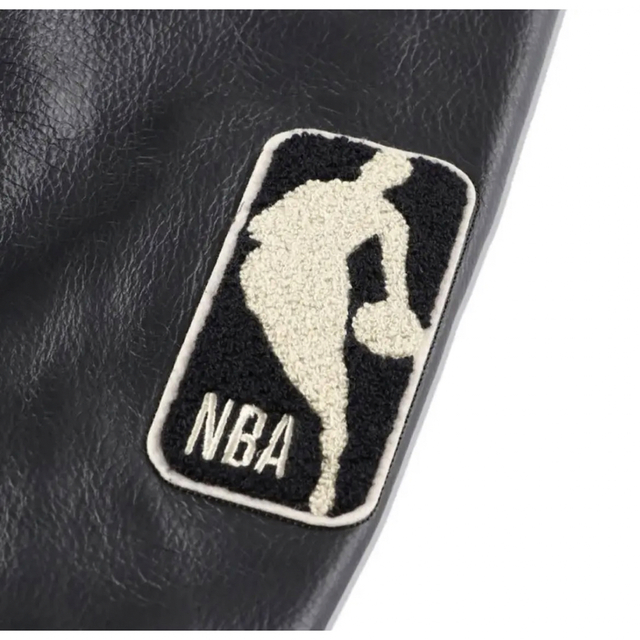 NBAxWDS  Leather Melton Jacket