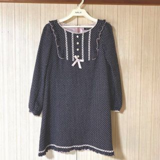 ミルク(MILK)のMILK ミルク　カタログ掲載品　リリーズドレス　ワンピース  ドット柄(ミニワンピース)