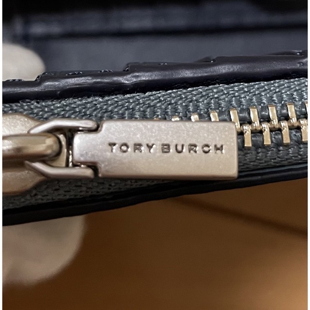 トリーバーチ TORY BURCH 3つ折り財布 ミラー アークティック