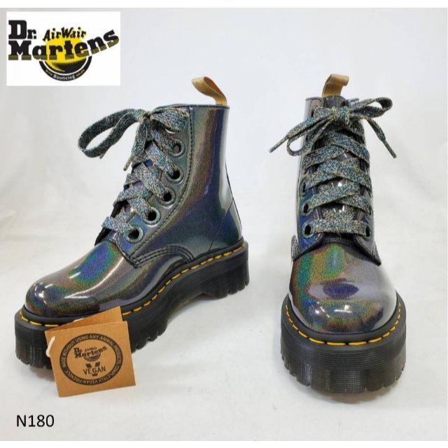 試し履 厚底 Dr.Martens ドクターマーチンVEGAN MOLLY 37 - ブーツ