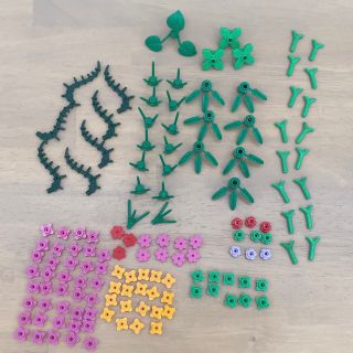 レゴ(Lego)のレゴ　おまとめ②　植物　花びら　茎　葉(キャラクターグッズ)