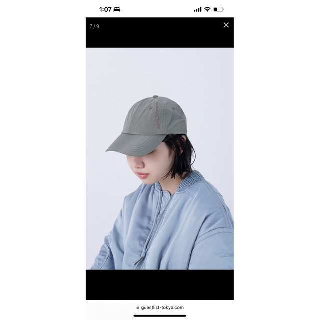 Acne Studios(アクネストゥディオズ)のacne studious ナイロンキャップ　com様専用 レディースの帽子(キャップ)の商品写真