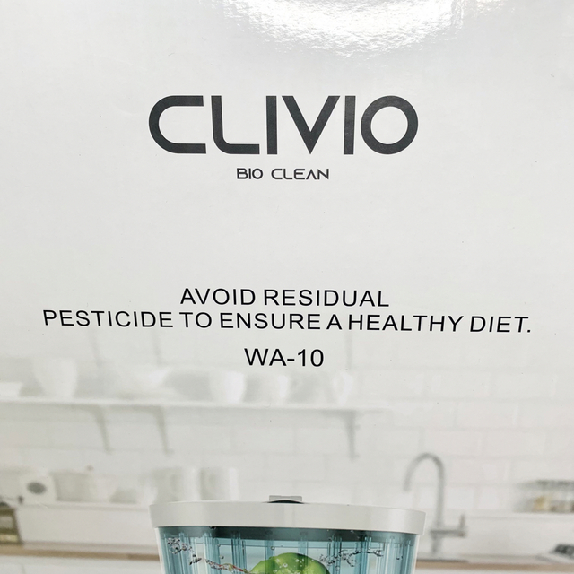 生活家電 調理機器 CLIVIO クリビオ　水だけで100%農薬除去、細菌除去ができる多目的食洗機