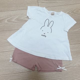 プティマイン(petit main)のpetitmain miffy 女の子 パジャマセット 90(パジャマ)