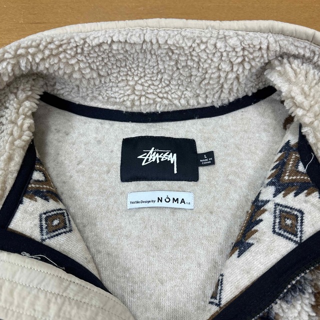 STUSSY - STUSSY NOMA Lima jacquard sherpa jacketの通販 by black's