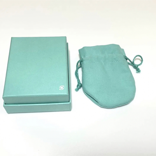 【鏡面】TIFFANY&Co. オープンハートネックレス　箱　巾着袋　ショップ袋
