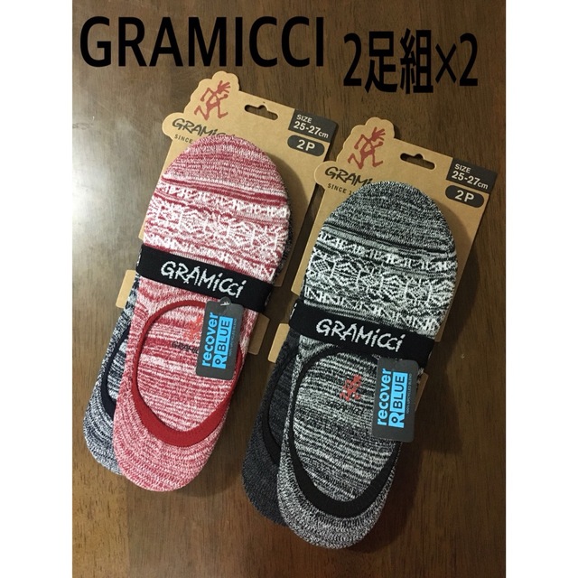 GRAMICCI  グラミチPATTERN FOOT COVER ソックス メンズのレッグウェア(ソックス)の商品写真