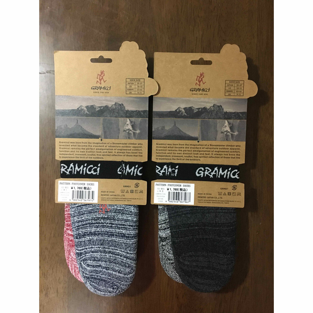 GRAMICCI  グラミチPATTERN FOOT COVER ソックス メンズのレッグウェア(ソックス)の商品写真