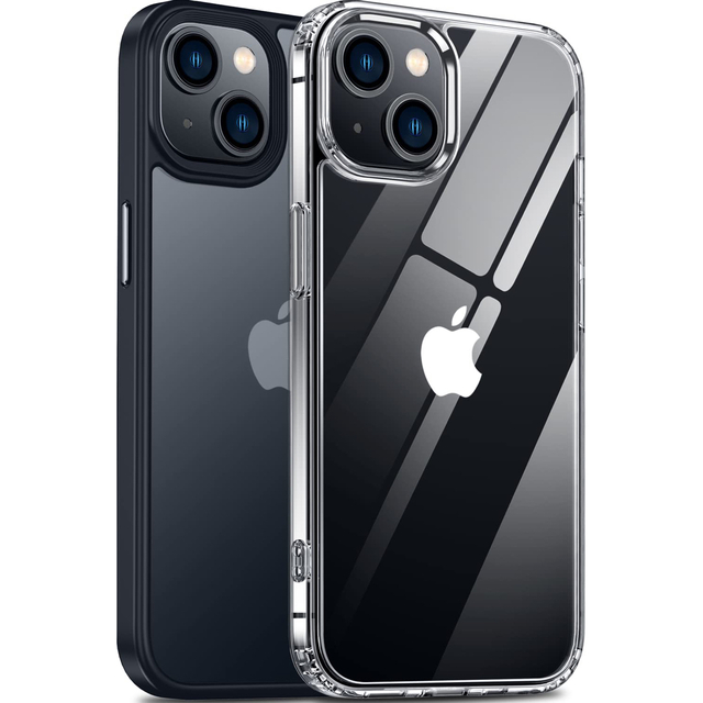 【2枚セット】 iPhone14 用 ケース クリア 黄ばみ防止 + 半透明 | フリマアプリ ラクマ