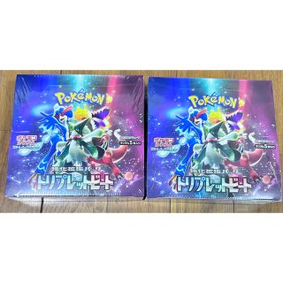 ポケモンカードゲームスカーレット&バイオレット新品シュリンク付き　2点(Box/デッキ/パック)