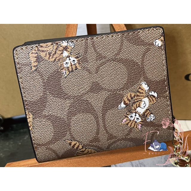 COACH(コーチ)の可愛い☆COACH☆Snap Wallet In Signature Canva レディースのファッション小物(財布)の商品写真