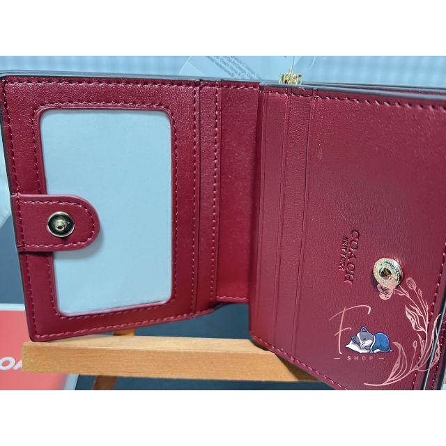 COACH(コーチ)の可愛い☆COACH☆Snap Wallet In Signature Canva レディースのファッション小物(財布)の商品写真