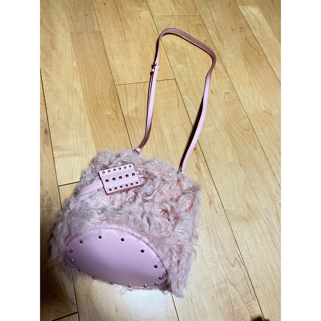 新品 TOD'S バッグ ショルダー ファー