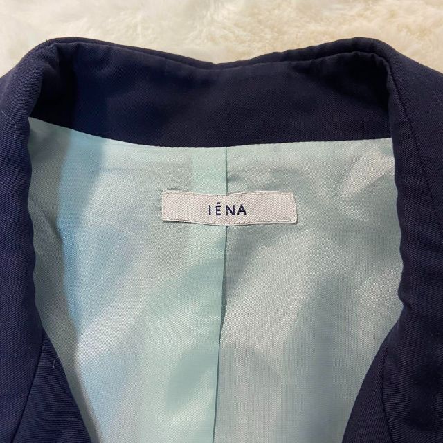 IENA(イエナ)のIENA イエナ✨トレンチコート ベルト付 ネイビー レディースのジャケット/アウター(トレンチコート)の商品写真