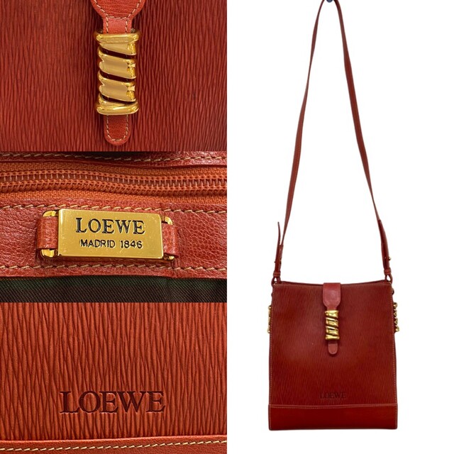 即納在庫あ 極 美品 希少 LOEWE ロエベ ヴィンテージ ベラスケス ロゴ