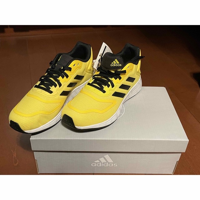 adidas(アディダス)の20cm ADIDAS アディダス DURAMO デュラモ キッズ イエロー キッズ/ベビー/マタニティのキッズ靴/シューズ(15cm~)(スニーカー)の商品写真