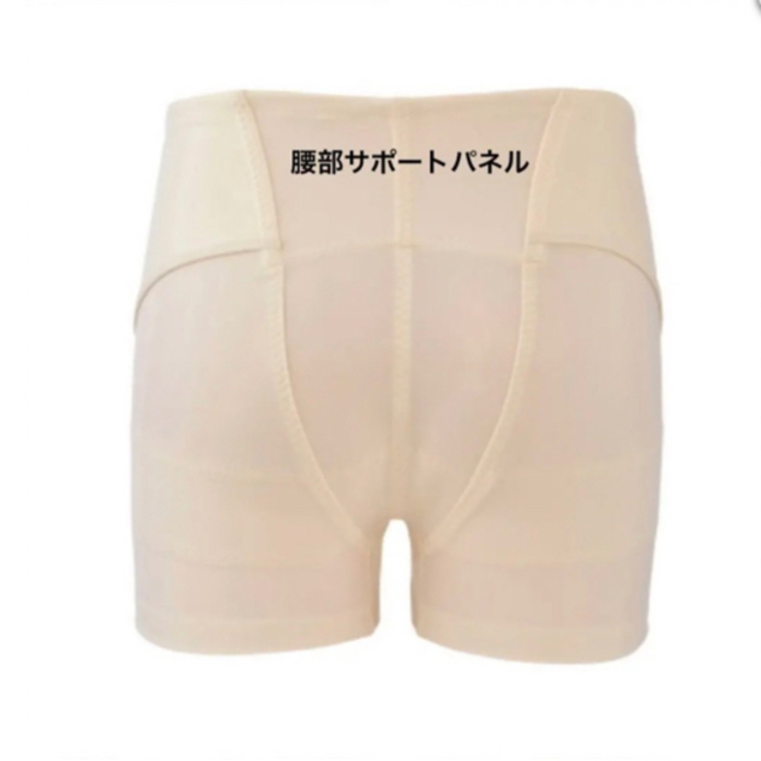 INUJIRUSHI(イヌジルシホンポ)の犬印　オールサポート妊婦帯　新品　シャンパン2枚　Mサイズ　パンツ妊婦帯① キッズ/ベビー/マタニティのマタニティ(マタニティ下着)の商品写真