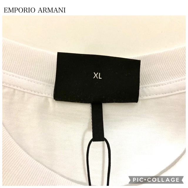 未使用XL】エンポリオアルマーニ ビックイーグルマークTシャツ 