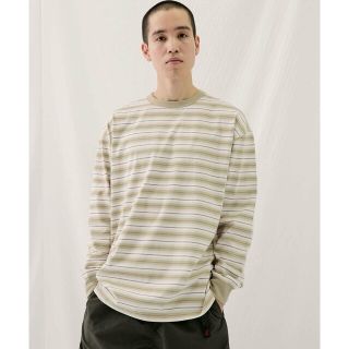 アーバンリサーチドアーズ(URBAN RESEARCH DOORS)の【MILK WHITE】ネイチャーボーダーロングスリーブTシャツ(Tシャツ/カットソー(半袖/袖なし))