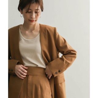 アーバンリサーチドアーズ(URBAN RESEARCH DOORS)の【BEIGE】リップルベーシックタンクトップ(タンクトップ)