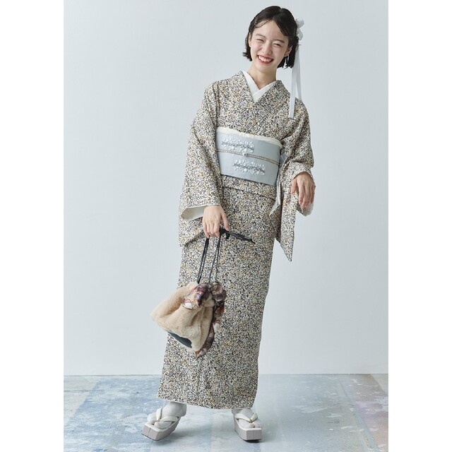 ふりふ - 未使用 。やまとオリジナル着物3点セット(長着、帯、三分紐