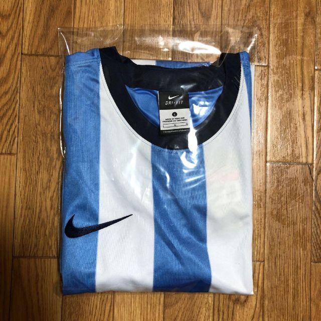 新品未使用 NIKE 2013-14 マラガCF ユニフォーム 水色 白 L