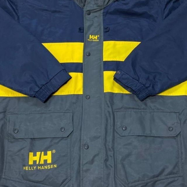 HELLY HANSEN(ヘリーハンセン)のヘリーハンセン　マウンテンパーカー　ダウンジャケット　刺繍ロゴ　アウトドア　L メンズのジャケット/アウター(マウンテンパーカー)の商品写真