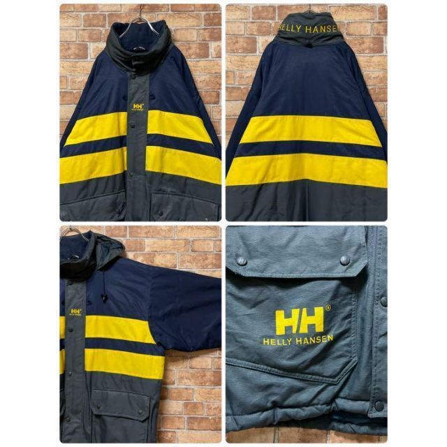 HELLY HANSEN(ヘリーハンセン)のヘリーハンセン　マウンテンパーカー　ダウンジャケット　刺繍ロゴ　アウトドア　L メンズのジャケット/アウター(マウンテンパーカー)の商品写真