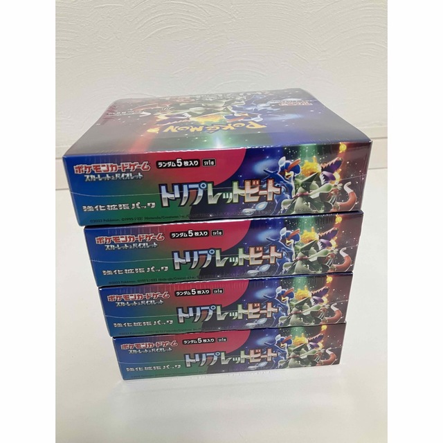 ポケモン - ポケモンカードゲーム トリプレットビート 4BOX シュリンク