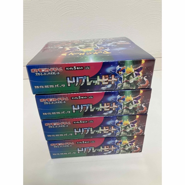 ポケモン - ポケモンカードゲーム トリプレットビート 4BOX シュリンク ...