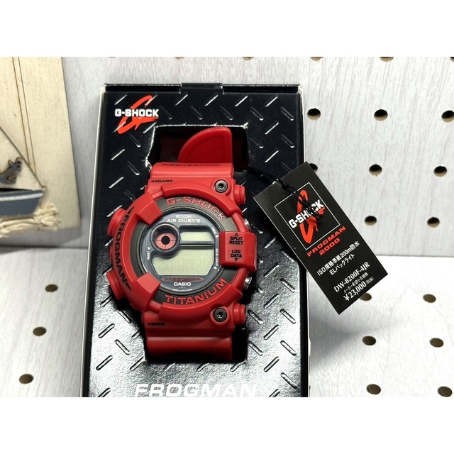CASIO G-SHOCK DW-8200 フロッグマン 赤蛙 2000年記念 | www.jarussi