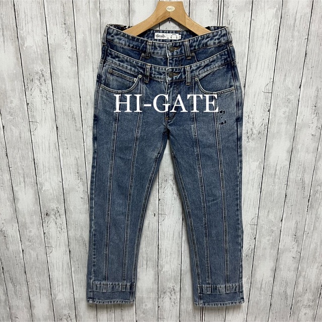 HIGH-GATE ダブルウエストジッパーデニム！