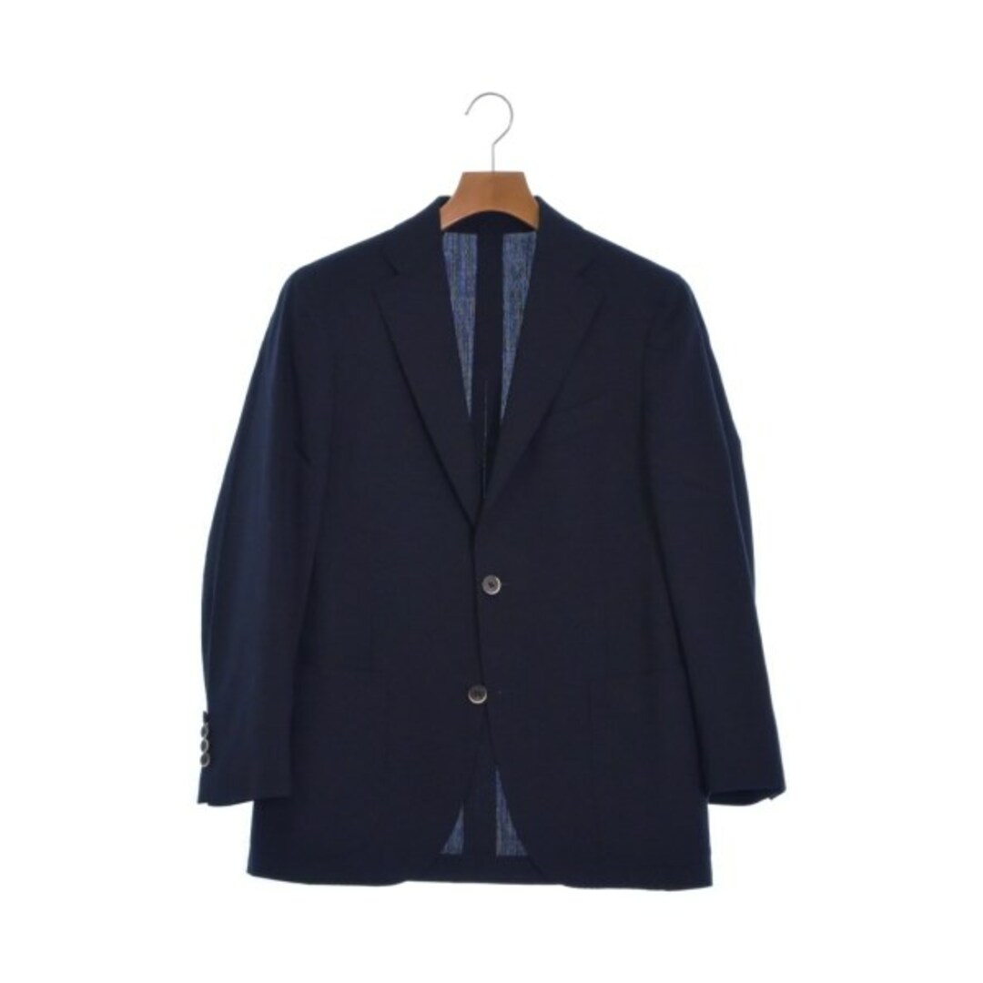 美品 ISAIA チェック柄 千鳥柄 ダブル セットアップ スーツ ブラウン