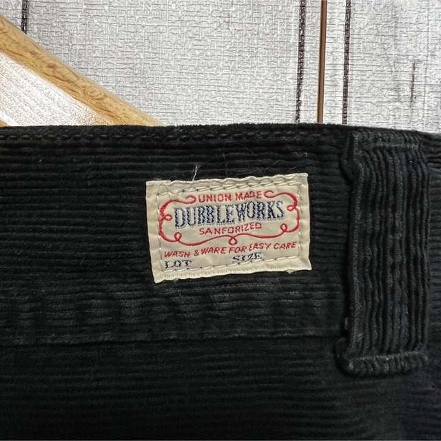 DUBBLE WORKS(ダブルワークス)の美品！DUBBLE WORKSコーデュロイブッシュパンツ！日本製！ウエアハウス  メンズのパンツ(その他)の商品写真