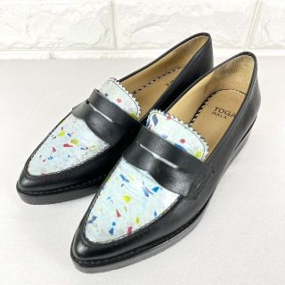 ソフトパープル 美品 TOGA PULLA トーガプルラ ローファー デザイン