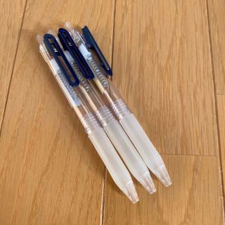 ムジルシリョウヒン(MUJI (無印良品))の【無印】ノック式ボールペン本体のみ　3本セット(ペン/マーカー)