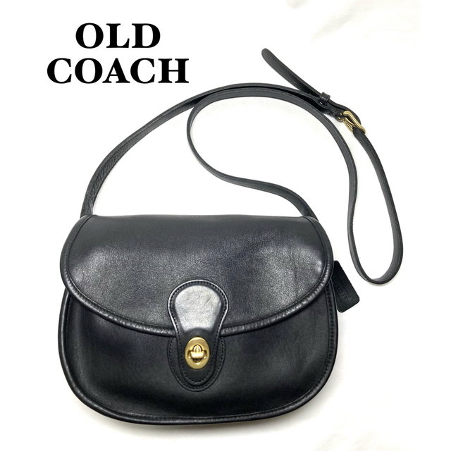 【美品】COACH オールドコーチ　ショルダーバッグ　ターンロック　9954max23㎝マチ