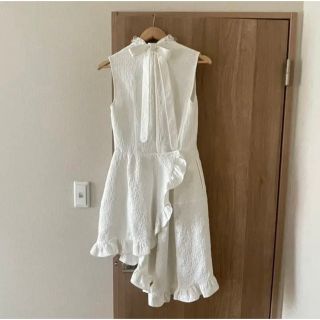 Simone Rocha - simone rocha ビジュー付き花柄フリルワンピース Simone Rocha - simone rocha ビジュー付き花柄フリルワンピース