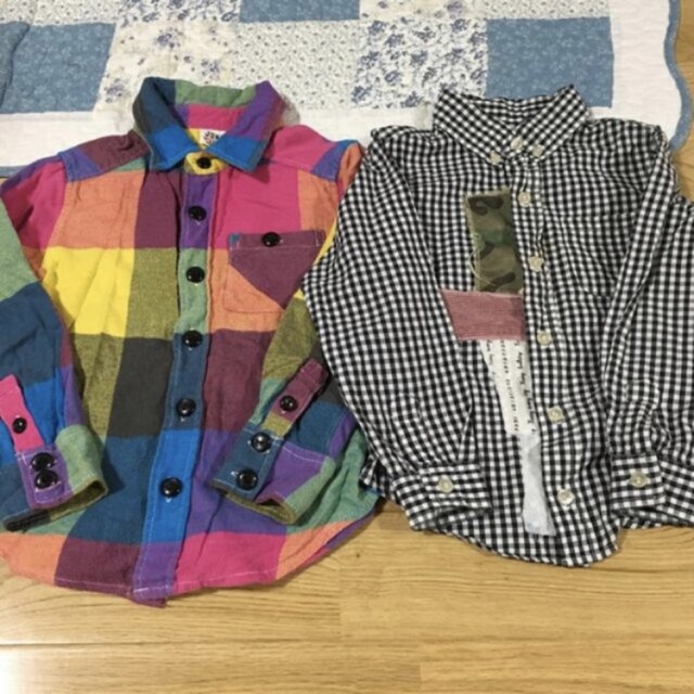 JUNK STORE(ジャンクストアー)のジャンクストア　シャツ　 キッズ/ベビー/マタニティのキッズ服男の子用(90cm~)(ブラウス)の商品写真