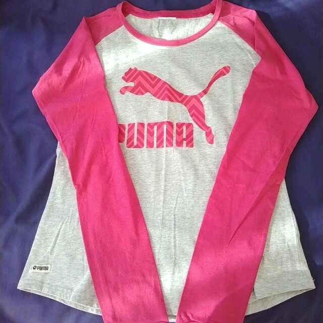 PUMA(プーマ)のPUMA　レディース　長袖Tシャツ　L レディースのトップス(Tシャツ(長袖/七分))の商品写真