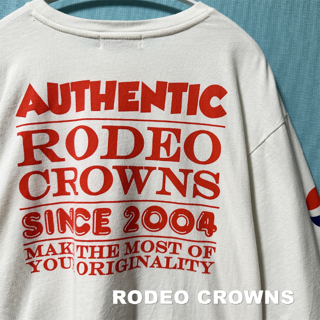 RODEO CROWNS WIDE BOWL(ロデオクラウンズワイドボウル)の【RODEO CROWNS】PEPSIコラボ ロングTシャツ タグ付未使用 レディースのトップス(Tシャツ(長袖/七分))の商品写真