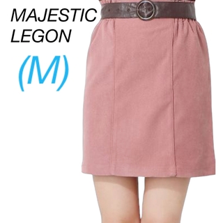 マジェスティックレゴン(MAJESTIC LEGON)の新品マジェスティックレゴン　コーデュロイミニスカート　ピンク　Mサイズ　匿名発送(ミニスカート)