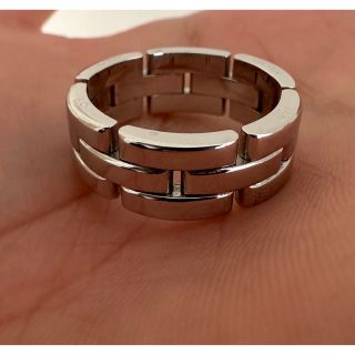 カルティエ(Cartier)のCartier マイヨンパンテール3ロウWGリング 59号 ヴィンテージ(リング(指輪))