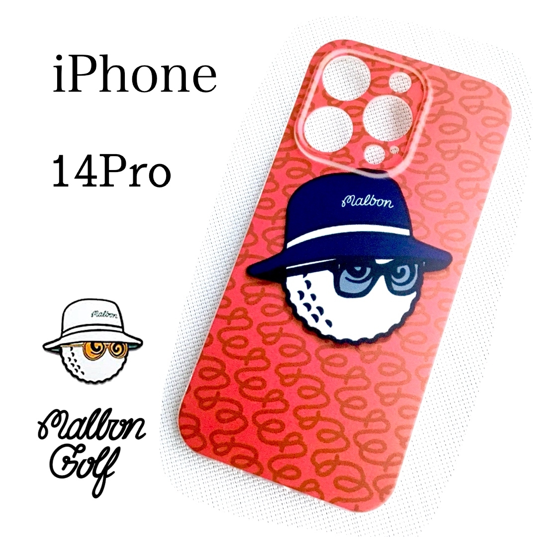 PEARLY GATES(パーリーゲイツ)の【新品】マルボンゴルフ　iPhone14Pro　ケース　  メンズ ポロシャツ スポーツ/アウトドアのゴルフ(ウエア)の商品写真
