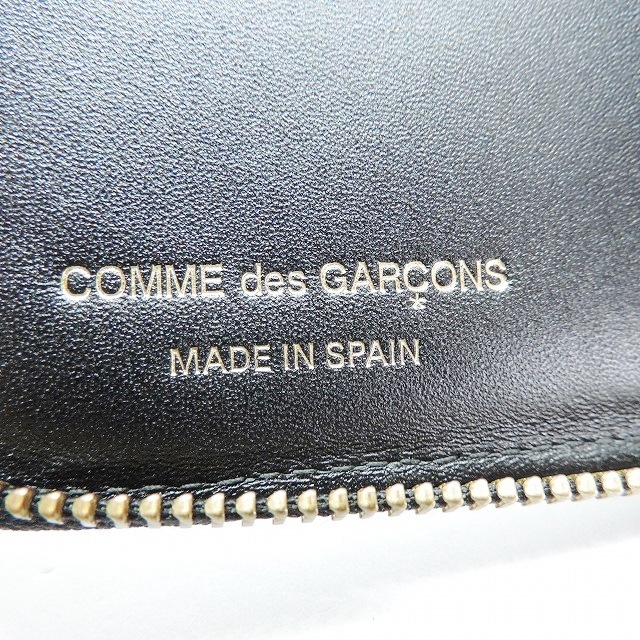 COMME des GARCONS(コムデギャルソン)のコムデギャルソン 2つ折り財布 - 黒 レザー レディースのファッション小物(財布)の商品写真