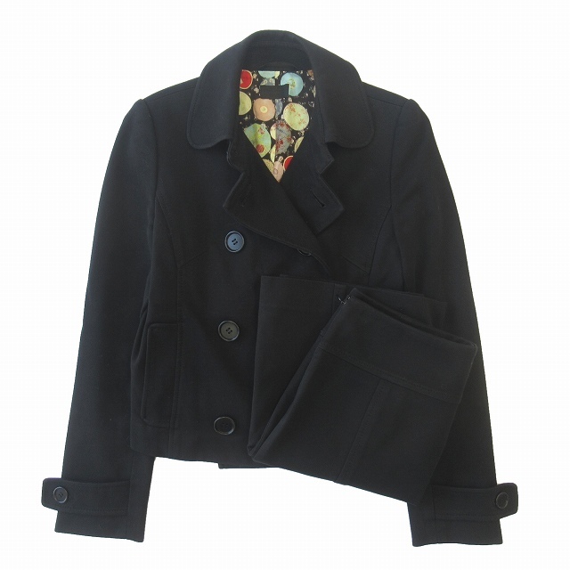 美品 ポールスミス ブラック Paul Smith セットアップ スーツ 40 | me