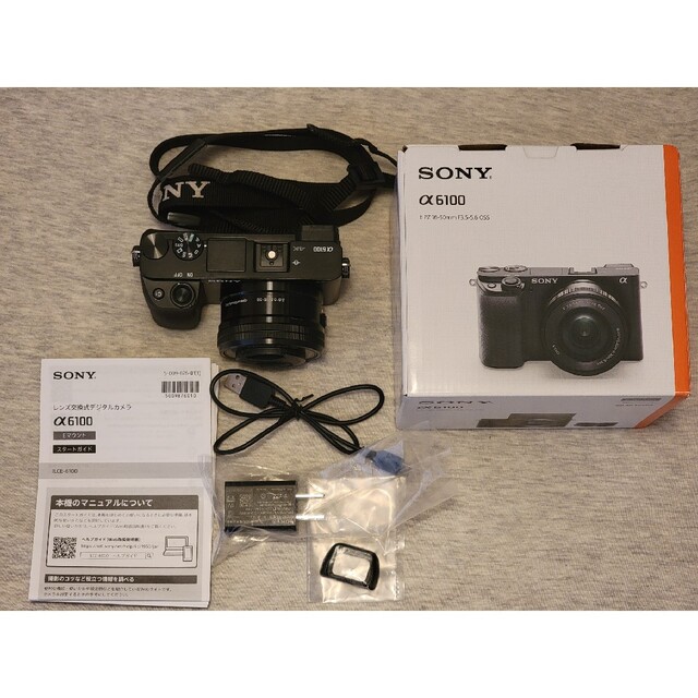 SONY(ソニー)のSony a6100 レンズキット スマホ/家電/カメラのカメラ(デジタル一眼)の商品写真