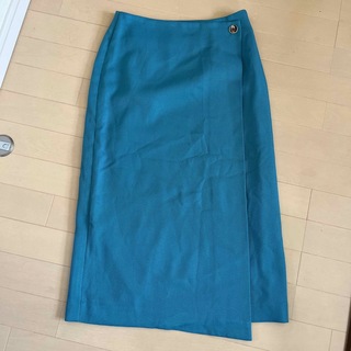 ビアッジョブルー(VIAGGIO BLU)のビアッジョブルー　スカート　2 ターコイズブルー(ロングスカート)