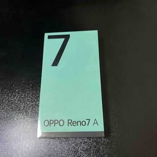 オッポ(OPPO)のOPPO Reno7 A 白  新品未開封 (スマートフォン本体)