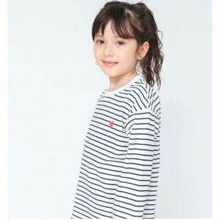 ブランシェス(Branshes)のBranshes 長袖Tシャツ ロンT ボーダー　150cm(Tシャツ/カットソー)